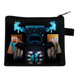 2024 my world 3D pixel coin purse ultra-light zipper children's wallet coin simple earphone small wallet batch
