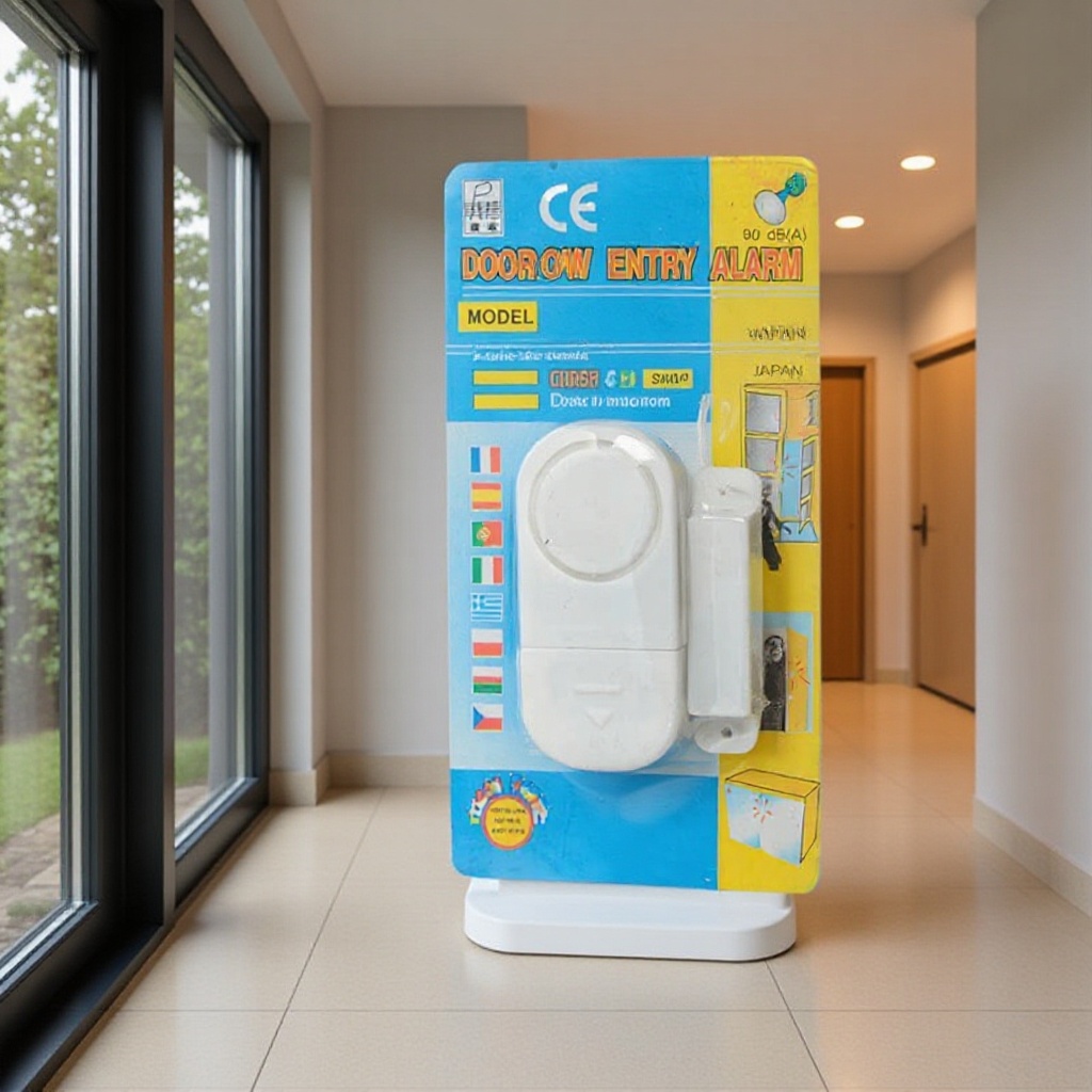 厂家批发门磁窗磁白色9805F防护防盗门窗报警器