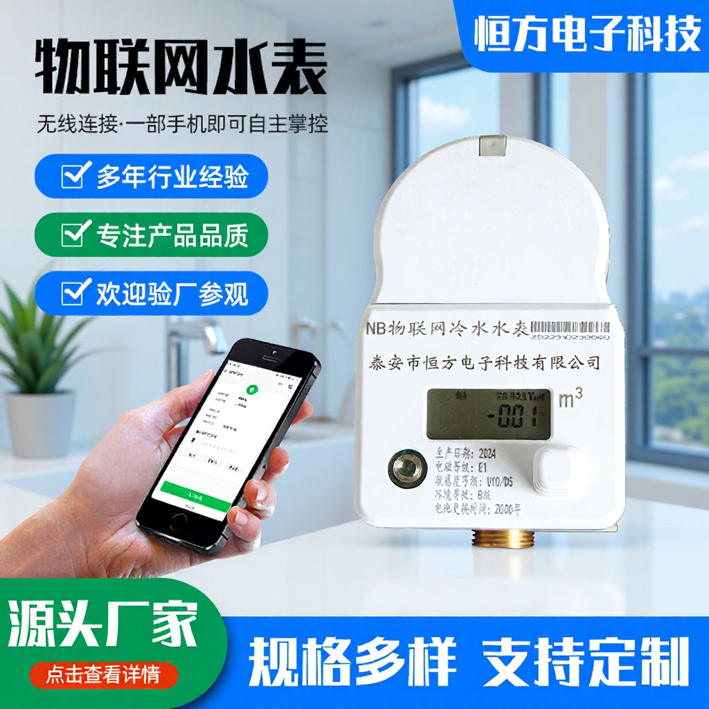 NB物联网水表 远程出租房公寓智能水表 阀控预付费智能预付费水表