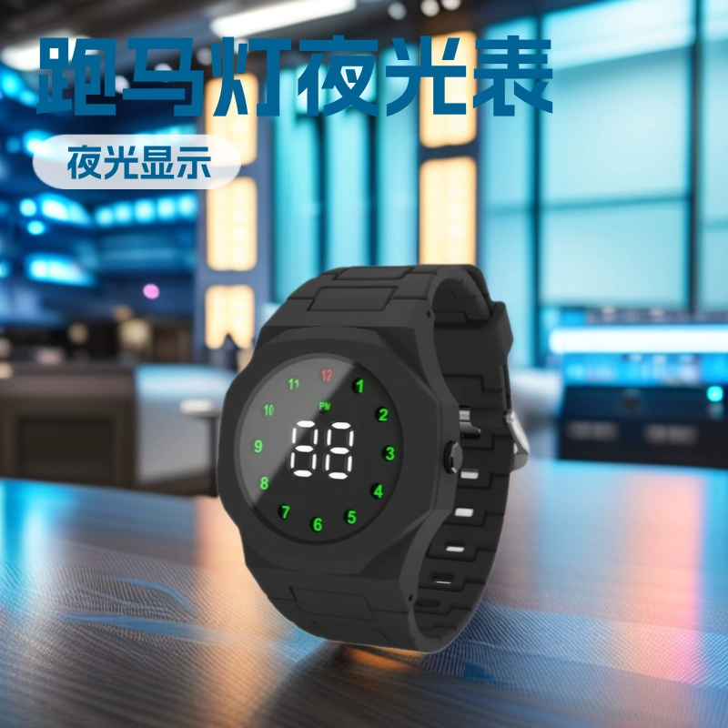 Новые светящиеся LED цифровые часы K86, модные цифровые часы в стиле кемпинга для школьников и студентов, спортивные цифровые часы с дисплеем.