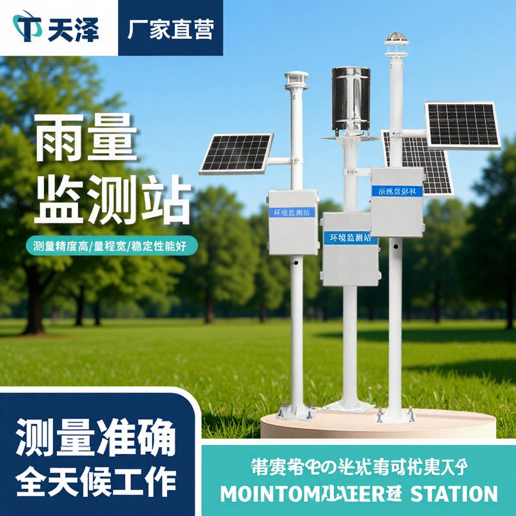 Метеостанция для мониторинга осадков и уровня воды, беспроводная система мониторинга и предупреждения в реальном времени, автоматический датчик осадков для водохранилищ