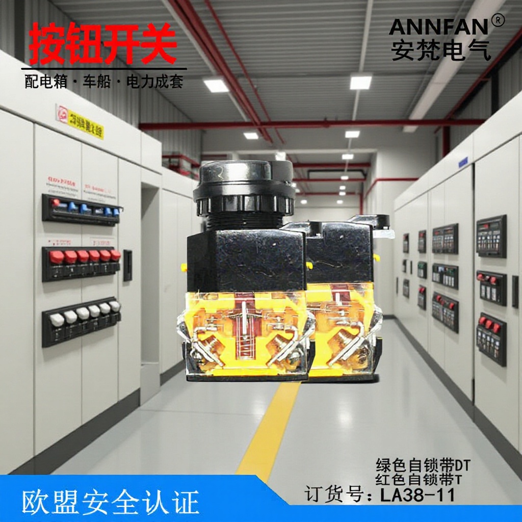 适用成套配电柜 车船 工业设备控制启动开关LA38-11 紧急按钮开关