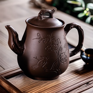Capacious teapot, filter, tea set