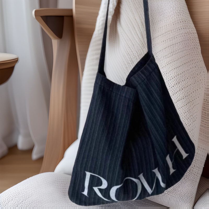 Xthemcaps Korean Designer R*Owh 25 Summer Cotton Small Bag Single Shoulder 3 Colors Simple and Stylish