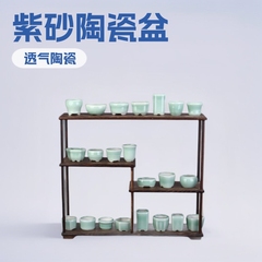 紫砂花盆拇指盆多肉盆小花盆陶瓷盆景盆个性迷你植物桌面工厂批发