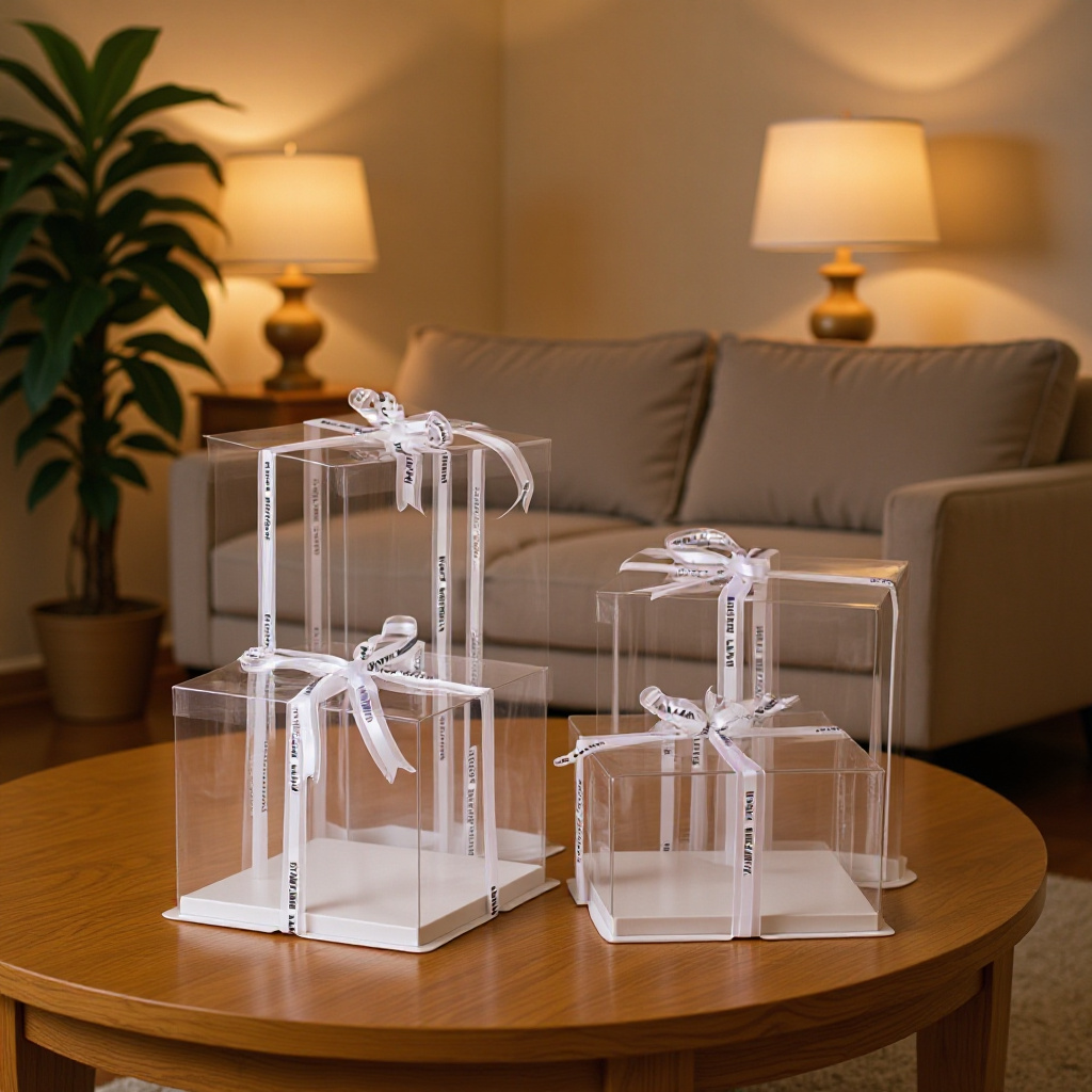 工厂直发PET食品级透明蛋糕盒4寸6810寸单双层烘培生日蛋糕批发