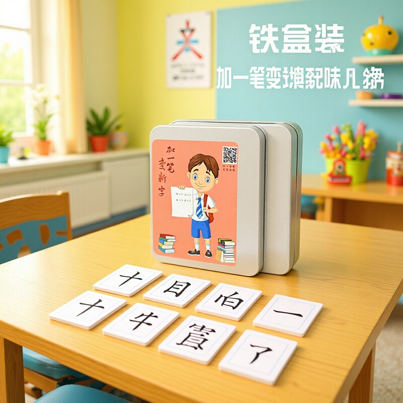 Add-A-Word Cards for Creating New Words, Fun Interactive Literacy Cards for Elementary School Students, Educational and Erasable Cards for Children and Parents