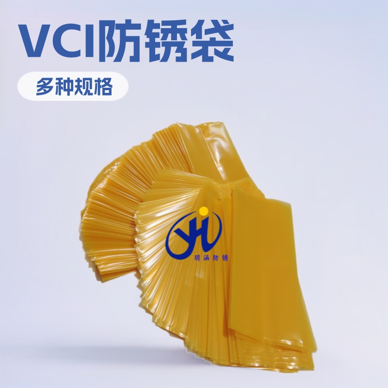 VCI气相防锈塑料袋厂家直供机械零件袋平口袋免费拿样袋装