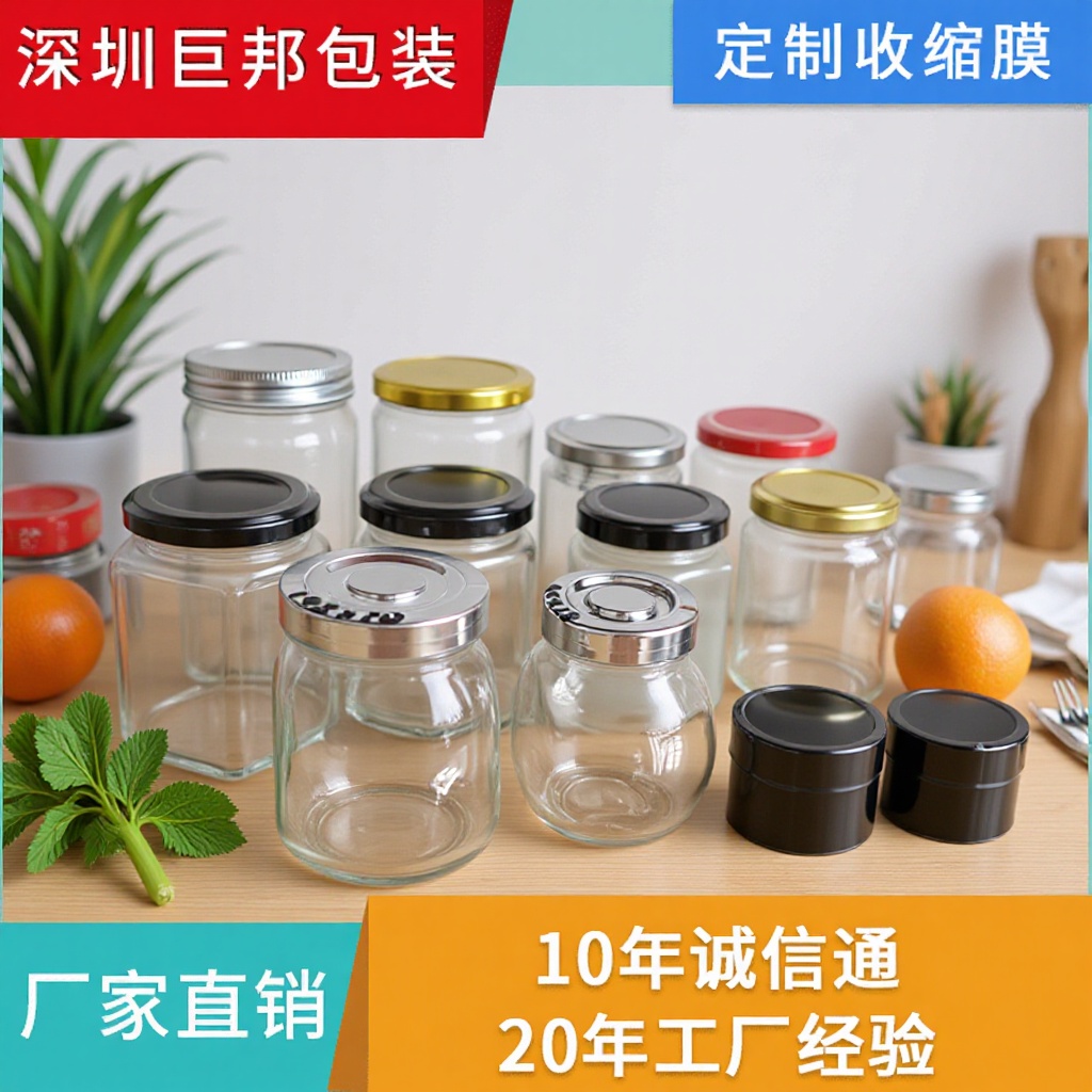 供应瓶口收缩膜 日化用品瓶盖热收缩膜, 瓶口定型瓶盖封口热缩膜