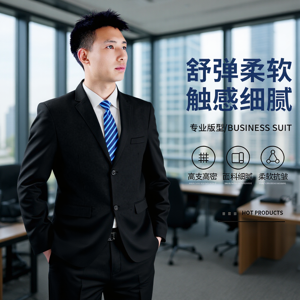 Customized Men's Suits, Men's Professional Formal Wear, High-End Business Casual Suits, Full Set of Groom's Wedding Suits