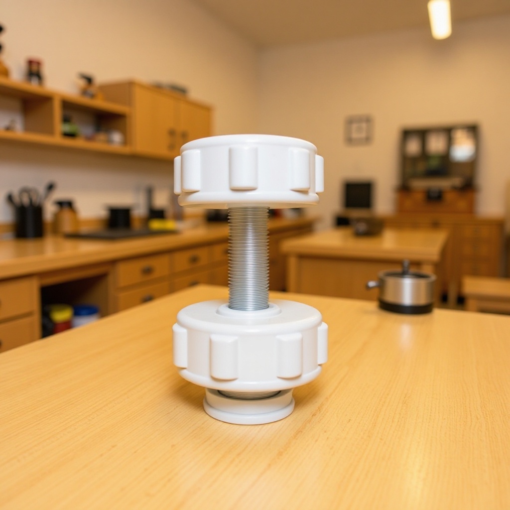 东莞厂家40-m8攻牙梅花塑料手柄白色环保塑胶手柄梅花把手