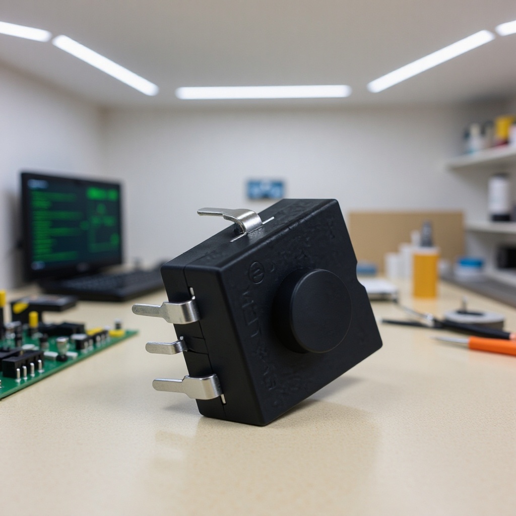 四档手电筒按钮开关 12X12mm四开一关按键开关 四档直插自锁开关