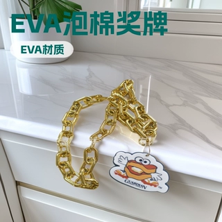 批发EVA奖牌吊坠多层eva泡棉粘合成型LOGO吊牌粉丝纪念品挂件