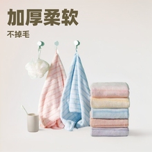 厂家现货珊瑚毛巾批发网红爆款五条代发速干吸水家居加厚擦脸巾