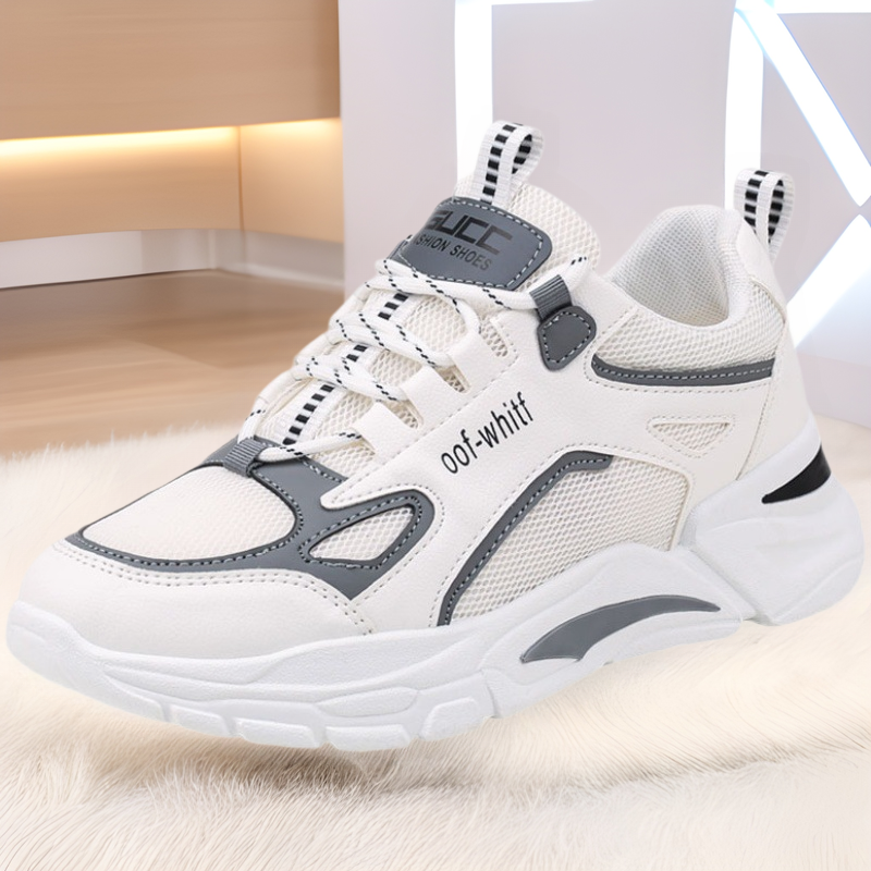 跨境休闲运动鞋时尚潮鞋韩版百搭旅行鞋舒适男款跑步鞋潮男增高