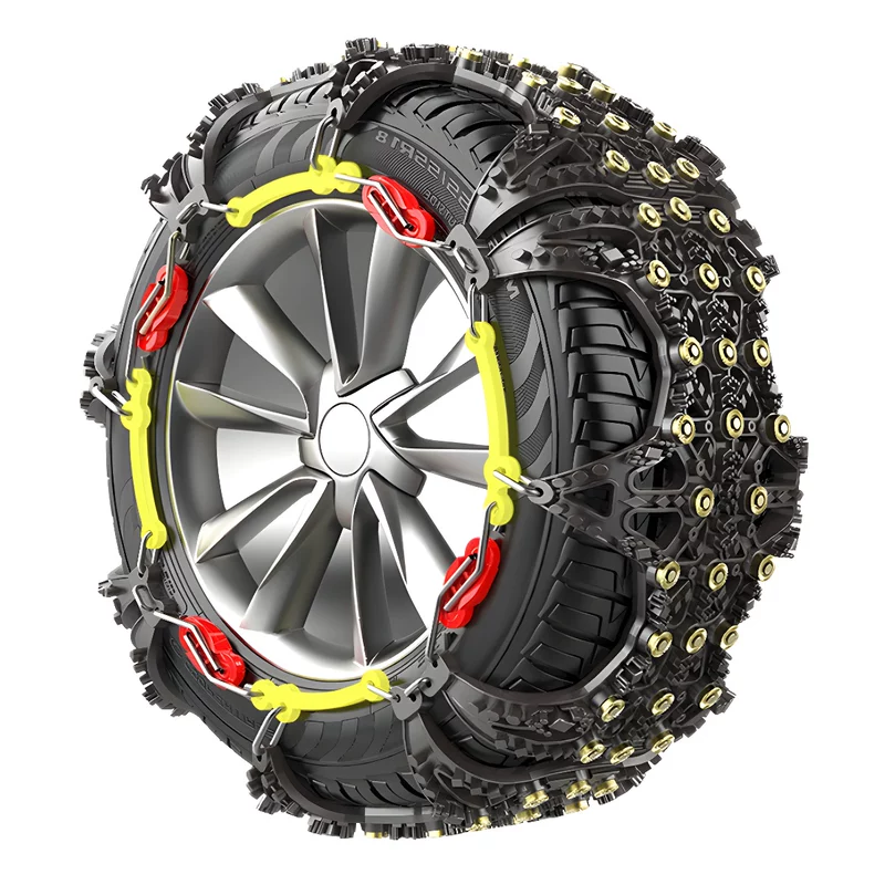 Rubber non-slip universal electric car, harmless tires, winter chain
