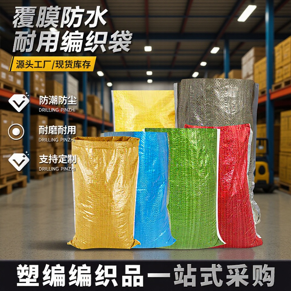 Bolsa de tejido impermeable de película plástica bolsa de piel de serpiente bolsa de embalaje logística expreso bolsa de embalaje bolsa fábrica directa