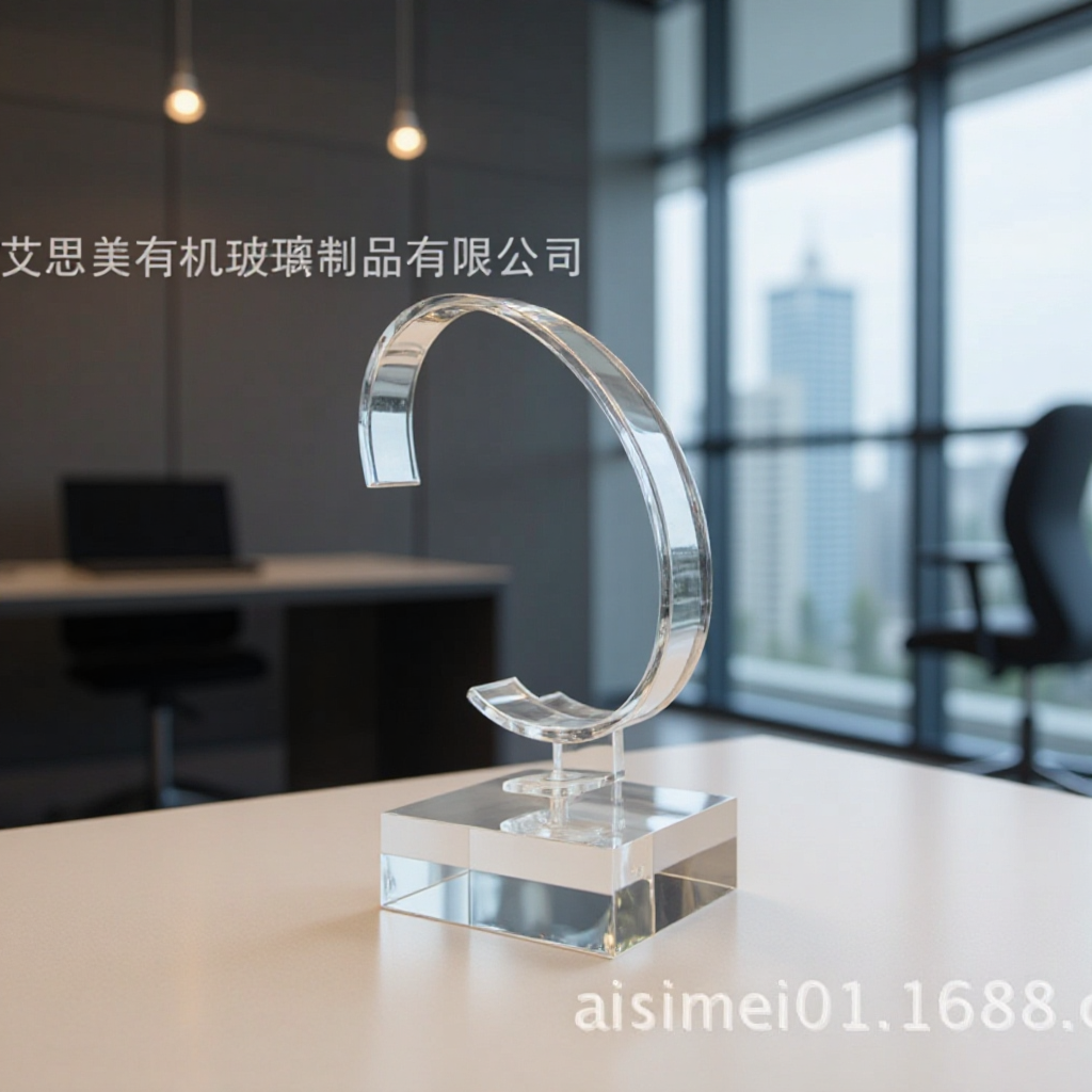 智能手表展示架/高档亚克力手表C圈展架/电子手表支架生产工厂