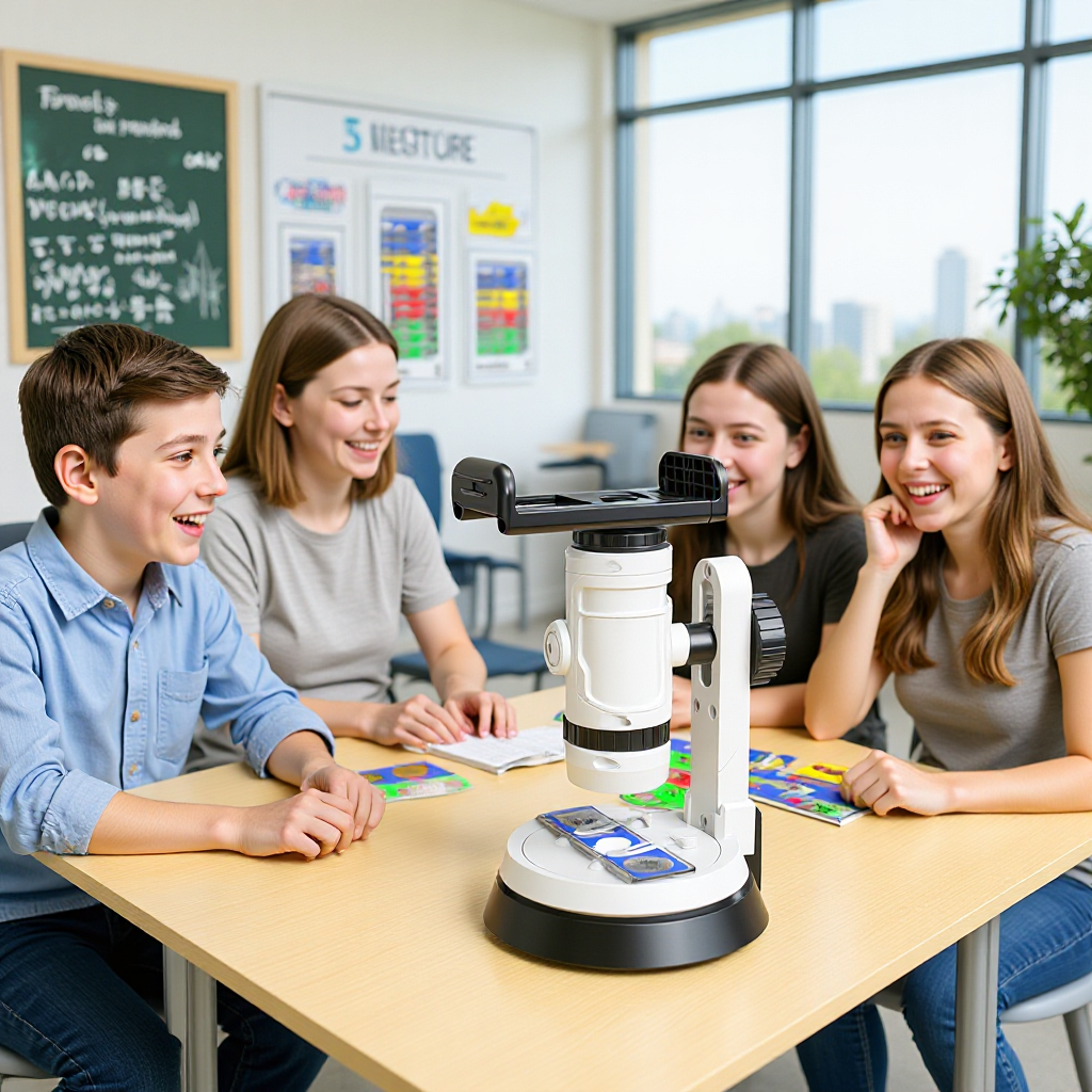 Children's microscope can see bacteria science experiment set primary school junior high school special high-definition educational toys for boys
