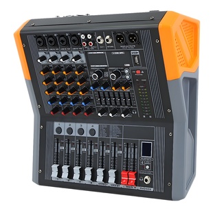 Cross-border Source EP4 Professional Mixer Power Amplifier Integrated Machine Built-in 99 DSP Effects USB Bluetooth Reverberation