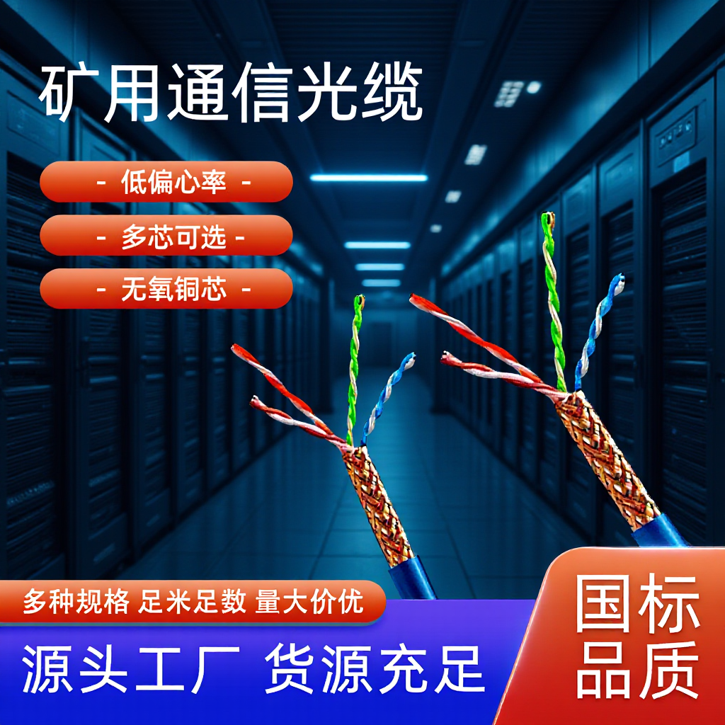 厂家批发煤矿用通信电缆阻燃屏蔽MHYVP矿用通讯控制线缆信号线