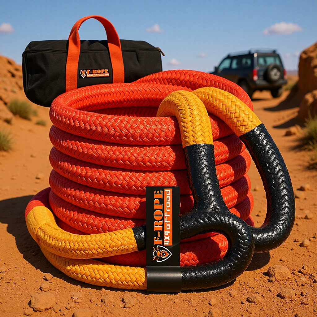 Мотоциклетный трос для прицепа, нейлоновый трос для восстановления кинетической энергии высокой мощности, спасательный трос для бездорожья, уличный трос 25 мм