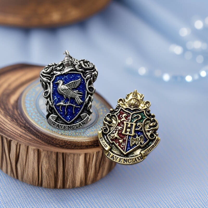 Harry Potter Hogwarts Ravenclaw House Metal Badge Brooch Accessories Retro Brooch Wholesale Harry Potter Hogwarts Ravenclaw House Metal Badge Brooch Accessories Retro Brooch Wholesale