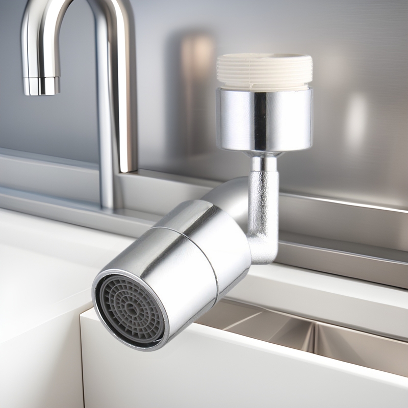 Transfronteriza 720 grados grifo giratorio universal boquilla de agua a prueba de salpicaduras pelele lavado extendido enjuague bucal