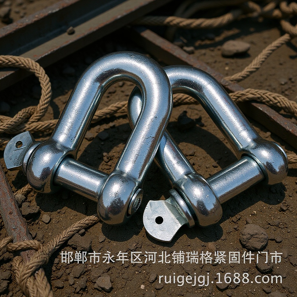 8-36国标卸扣 起重吊环 日式D型卸扣/钢丝绳索具/吊装扣