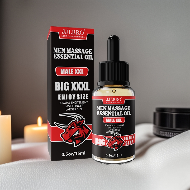Olio da massaggio JJLBRO per uomo, a forma di testa di toro, per zone intime, nutriente e riparatore, ideale per la coppia._voghion.com