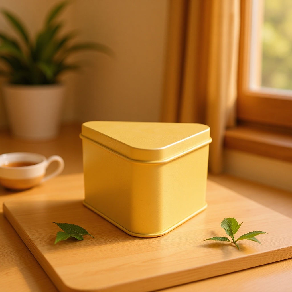 源头厂家 优惠供应精美马口铁三角形ML-232糖果罐