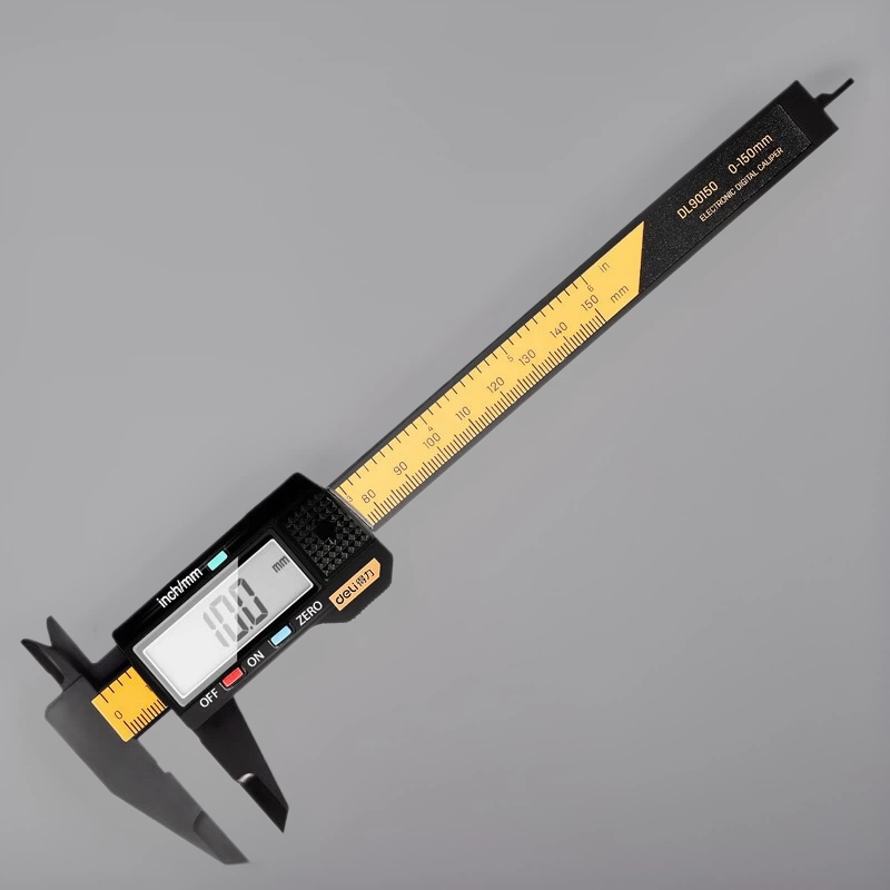 Штангенциркуль Deli с цифровым дисплеем, высокоточные цифровые ювелирные изделия и игрушечный браслет, специальная измерительная линейка из нефрита 150 мм