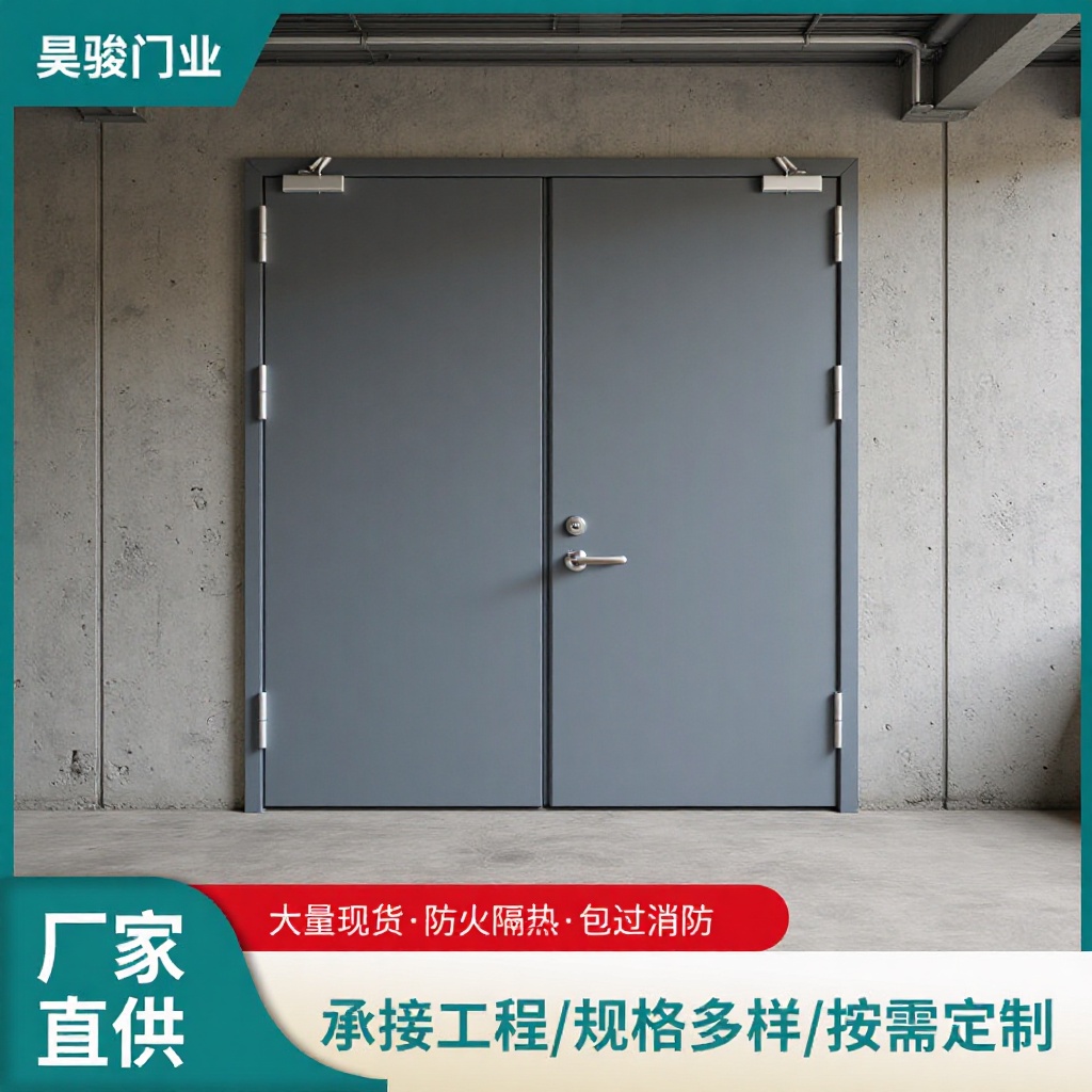 工厂直供甲级钢质防火门平开门商场消防通道工程保温门四防门