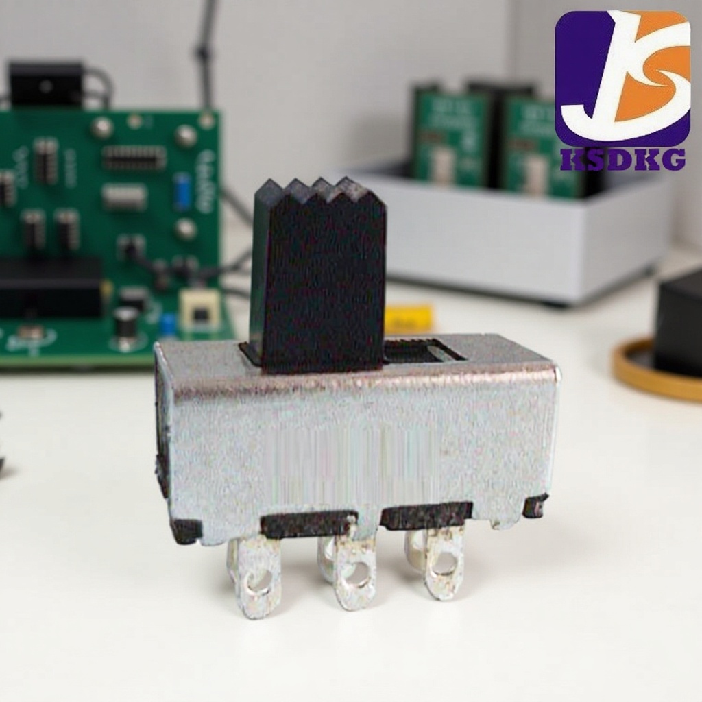 厂家供应立式双排两档拨动开关 垂直式拨码开关 2档直柄滑动开关