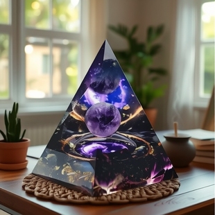 Cross-border ornaments foreign trade explosions a variety of crystal gravel energy stone pyramid ornaments creative crafts manufacturers