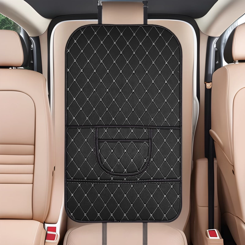 Подушка с защитой от ударов автокресла Подушка для защиты спинки внутреннего сиденья автомобиля Детская Защитная Подушка от грязи Универсальное хранилище для заднего сиденья с героями мультфильмов