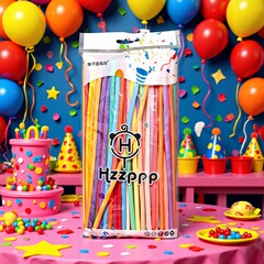Hブランドの長い風船、厚手、マジック、誕生日パーティーの飾り付け、DIY、ラテックス、マット、ミックスカラー