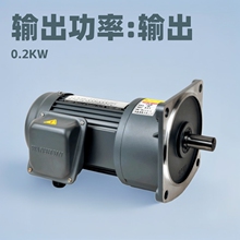 塑胶机械齿轮减速马达 0.2KW220V电动机 台湾三相交流减速电动机