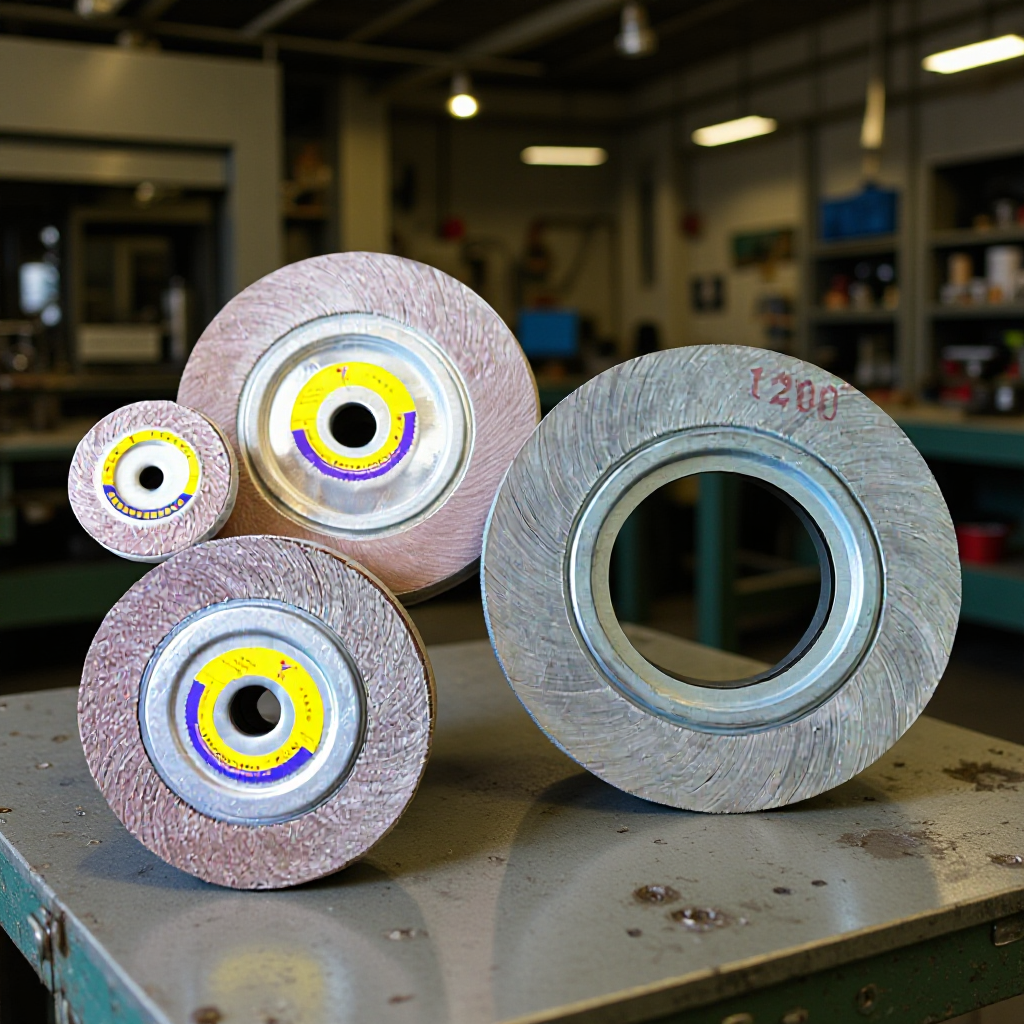 200*25 Flap Disc Manufacturer Sells Sanding Cloth Polishing Wheel Chuck Flap Disc Non-Standard Metal Polishing Flap Disc