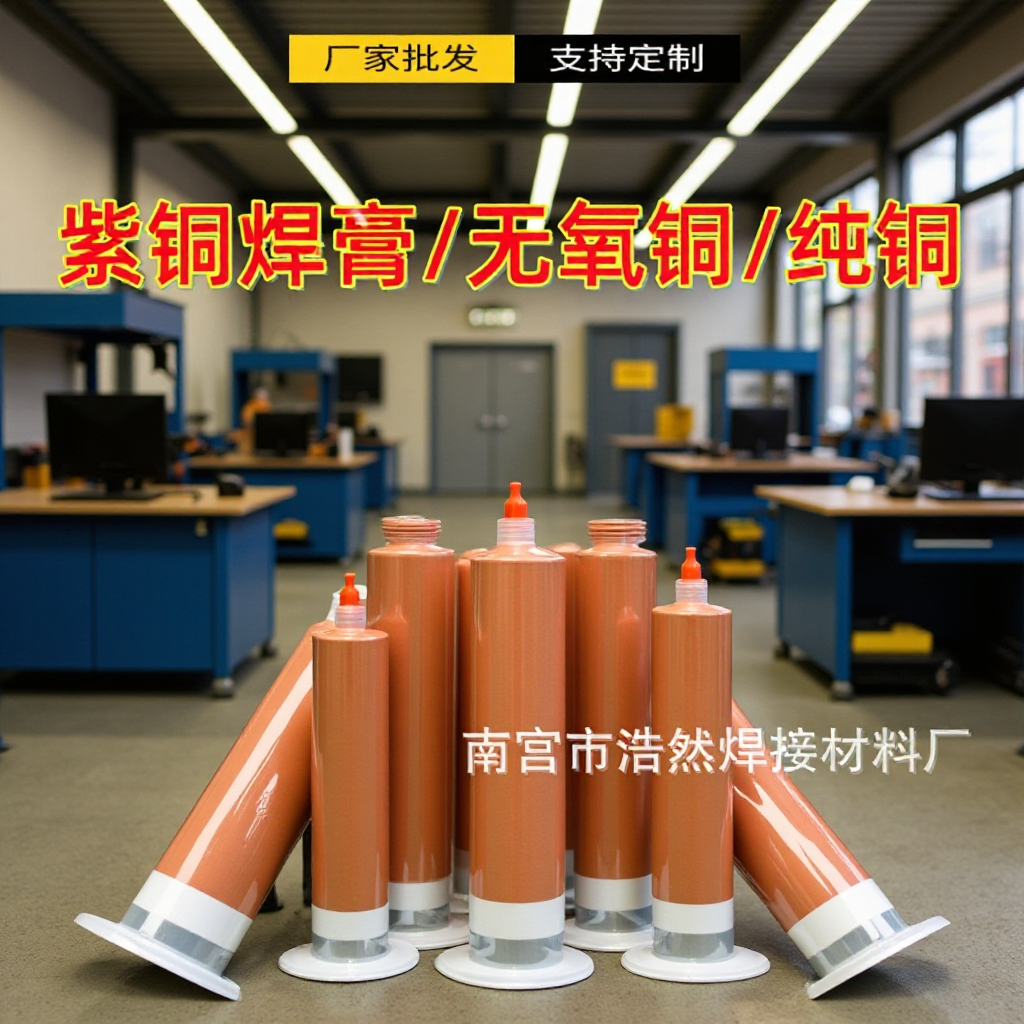Pure Copper Solder Paste Copper Base Braze Vacuum Oxygen Free Copper Paste Welding Stainless Steel Alloy Molybdenum Nickel Cu-1 Copper Paste