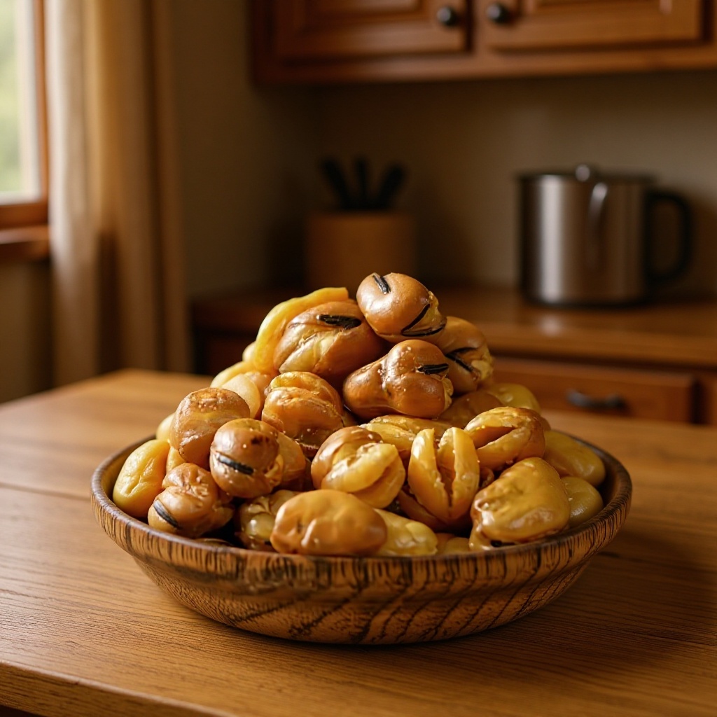 批发武柴煮香辣牛肉味兰花豆蚕豆酥脆豆子酥香