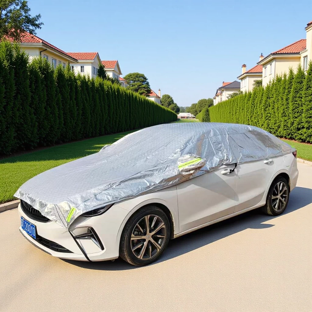 Автомобильная одежда с полукрышкой Автомобильная одежда с длинным передний капот солнцезащитный крем анти-листозащитный пылезащитный чехол