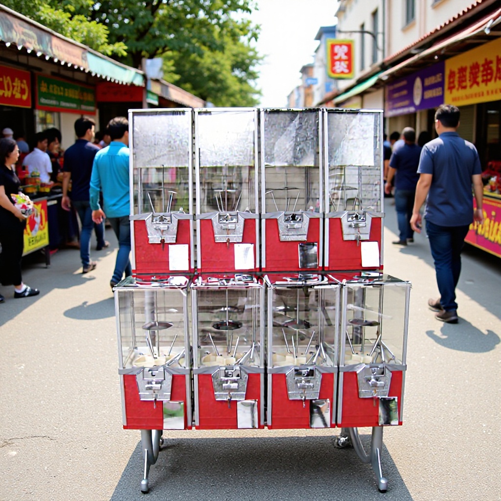 生产1元2元弹力球机扭蛋机圆球机供应自动售弹力球机