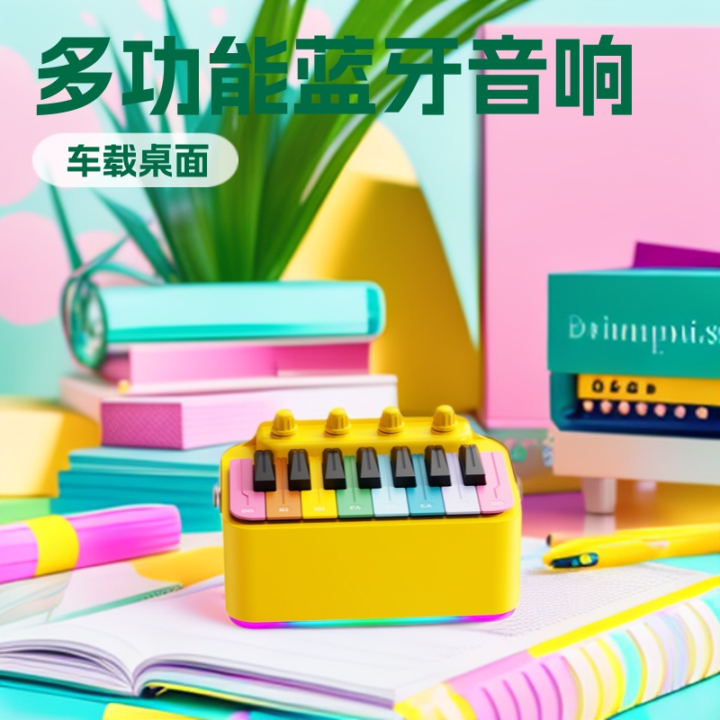 Bluetooth Audio Piano Electronic Drum Speaker Classmate Concert Piano Hot Selling Birthday Gift for Men and Women Cross-border New Style