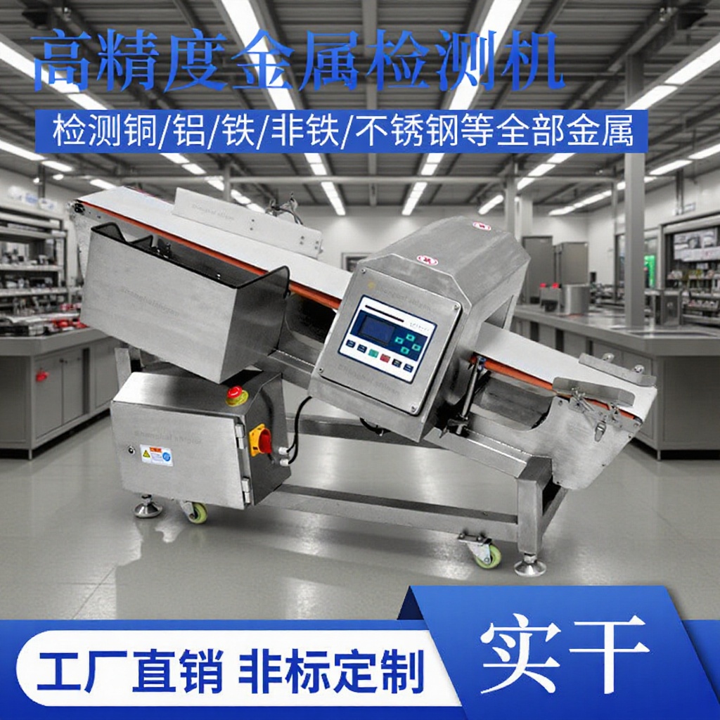 端午粽子流水线金检机 铝箔袋分选机 剔除金检机粽子金属检测机
