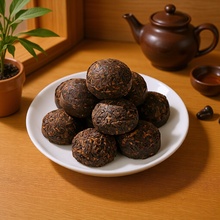 贝叶集小沱茶七彩普洱茶云南熟茶迷你枣香糯香茶饼小金砖