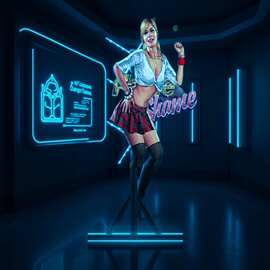 1*2 1*3 1*4 65cm裸眼3D全息广告机大屏拼接3D风扇led拼接展示墙