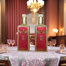 仙林生态酒业国鼎黄精露酒52度浓香型白酒500ml*4瓶/盒装