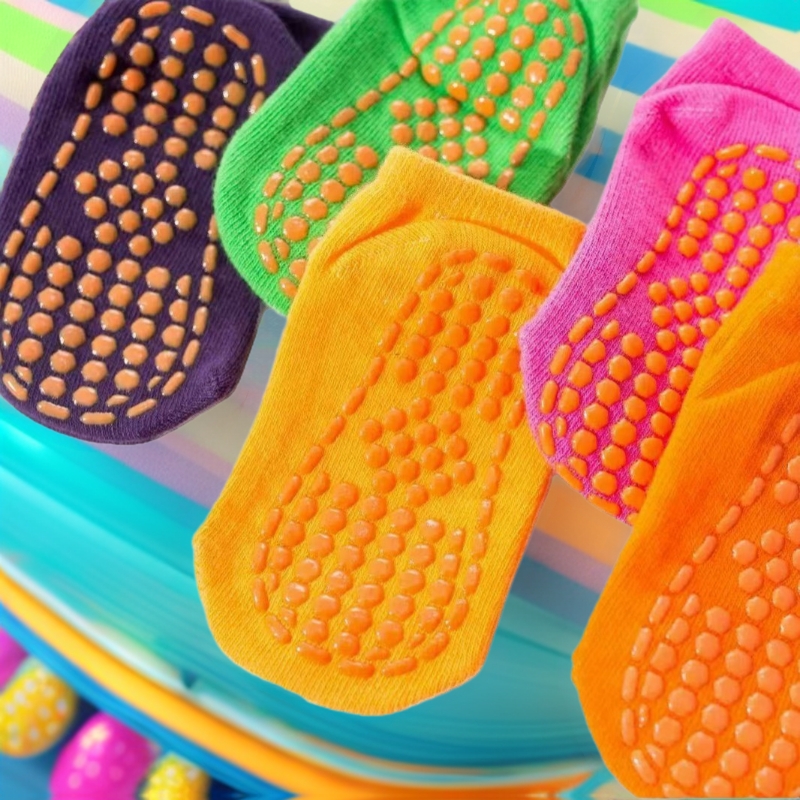 Manufacturer Wholesale Children's Trampoline Non-Slip Flooring Barefoot Playground Baby Early Education Adult Yoga Socks