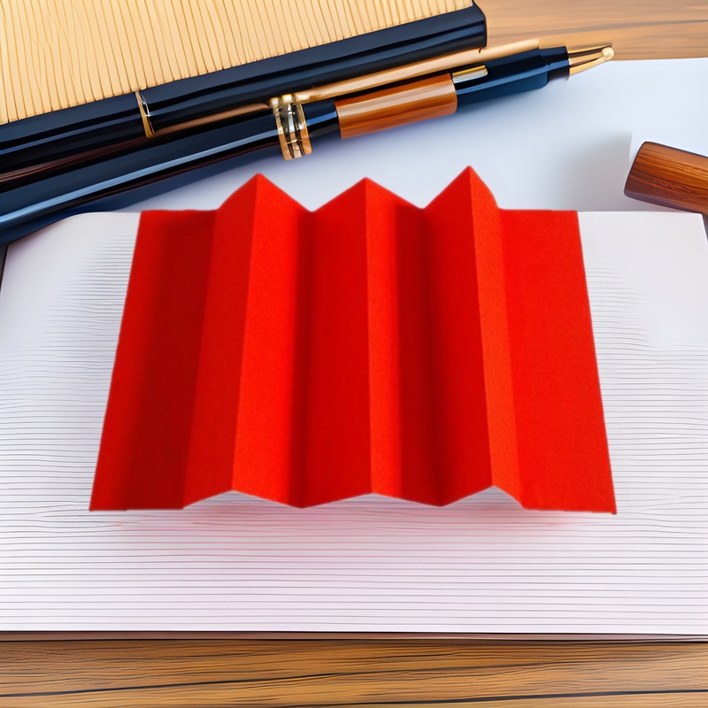 批发宣纸厂家小折页半熟书法册页拜师帖请柬菜单奏折洒金工艺